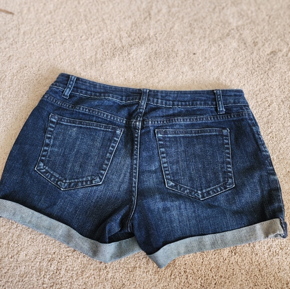 Elle Paris Ladies Blue Denim Shorts 💙 size 8 - Picture 2 of 7